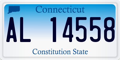 CT license plate AL14558