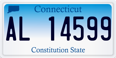 CT license plate AL14599