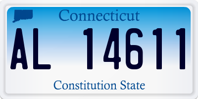 CT license plate AL14611