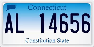 CT license plate AL14656