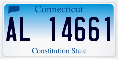 CT license plate AL14661