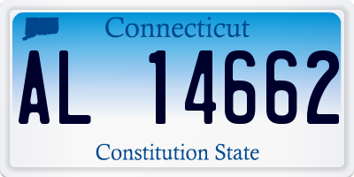 CT license plate AL14662