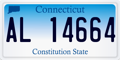 CT license plate AL14664