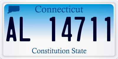CT license plate AL14711