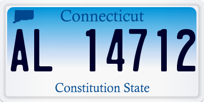 CT license plate AL14712
