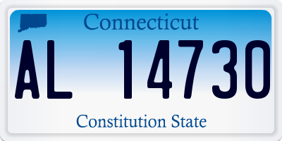 CT license plate AL14730