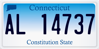 CT license plate AL14737