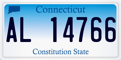 CT license plate AL14766