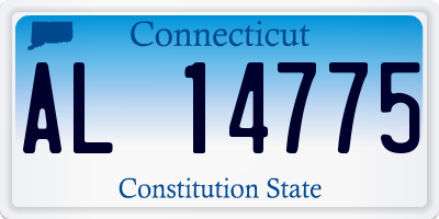CT license plate AL14775
