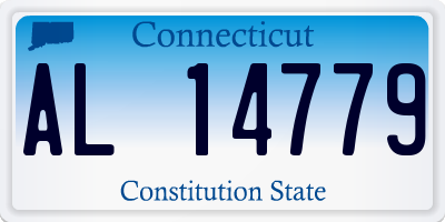 CT license plate AL14779
