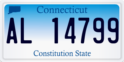 CT license plate AL14799