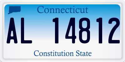 CT license plate AL14812