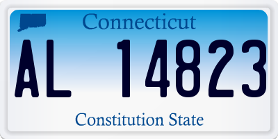 CT license plate AL14823