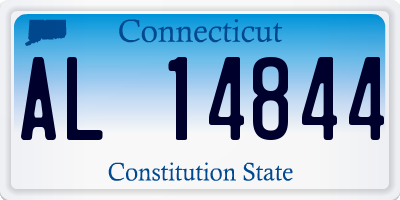 CT license plate AL14844