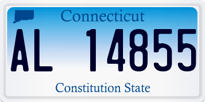 CT license plate AL14855