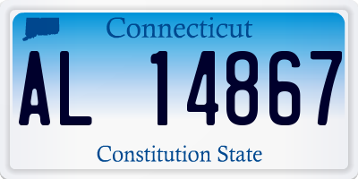 CT license plate AL14867