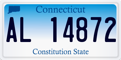 CT license plate AL14872
