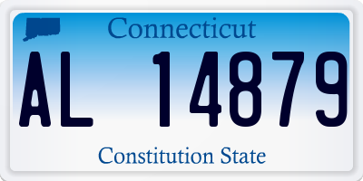CT license plate AL14879