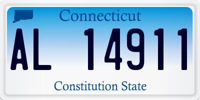 CT license plate AL14911