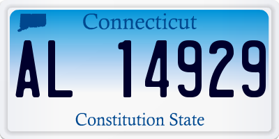 CT license plate AL14929