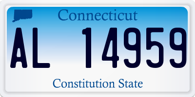 CT license plate AL14959