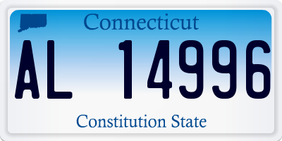 CT license plate AL14996