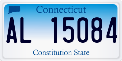 CT license plate AL15084
