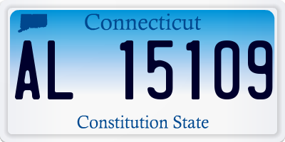 CT license plate AL15109