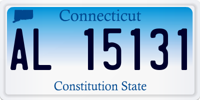 CT license plate AL15131
