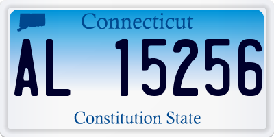 CT license plate AL15256
