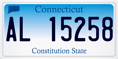 CT license plate AL15258