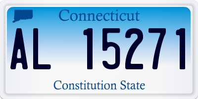 CT license plate AL15271