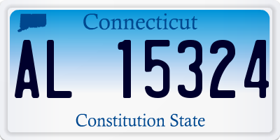 CT license plate AL15324