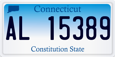 CT license plate AL15389