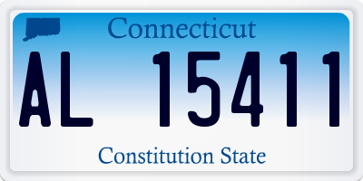 CT license plate AL15411