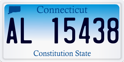 CT license plate AL15438