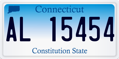 CT license plate AL15454