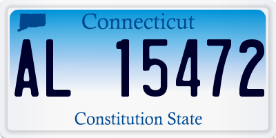 CT license plate AL15472