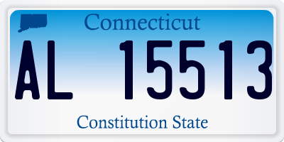CT license plate AL15513