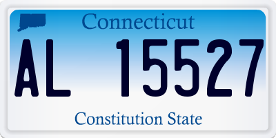 CT license plate AL15527