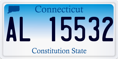 CT license plate AL15532