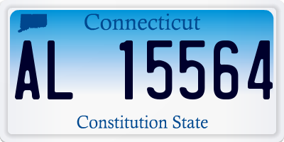 CT license plate AL15564