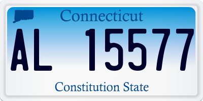 CT license plate AL15577