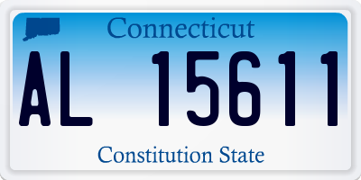 CT license plate AL15611