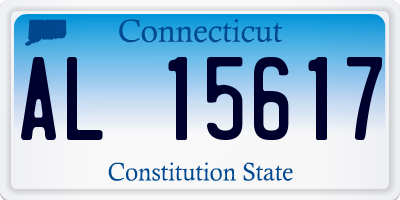 CT license plate AL15617
