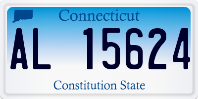 CT license plate AL15624