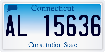 CT license plate AL15636