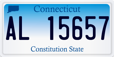 CT license plate AL15657