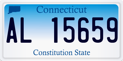 CT license plate AL15659