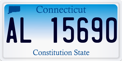 CT license plate AL15690